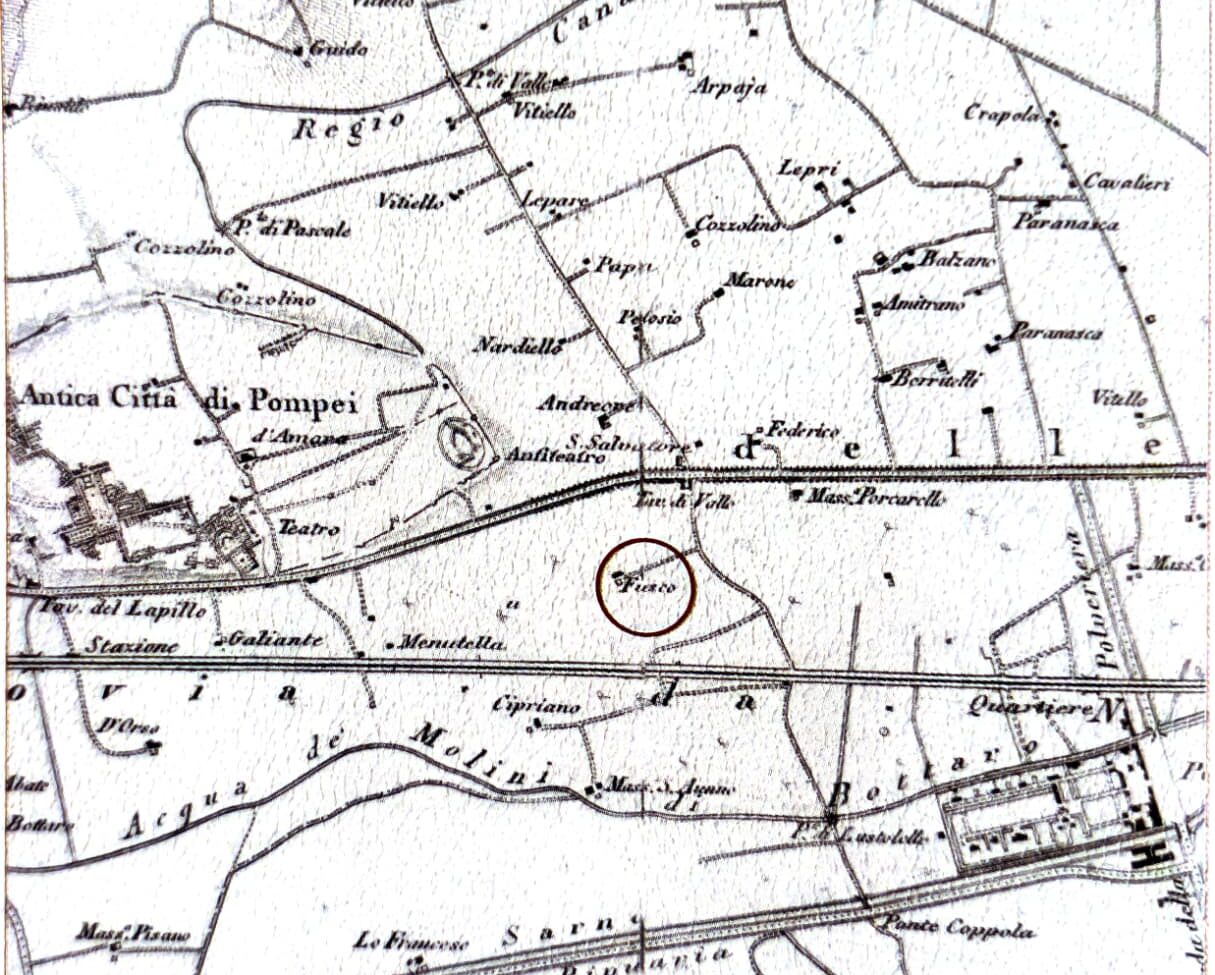 Topografia di Castellammare di Stabia e dintorni_1870 ca.